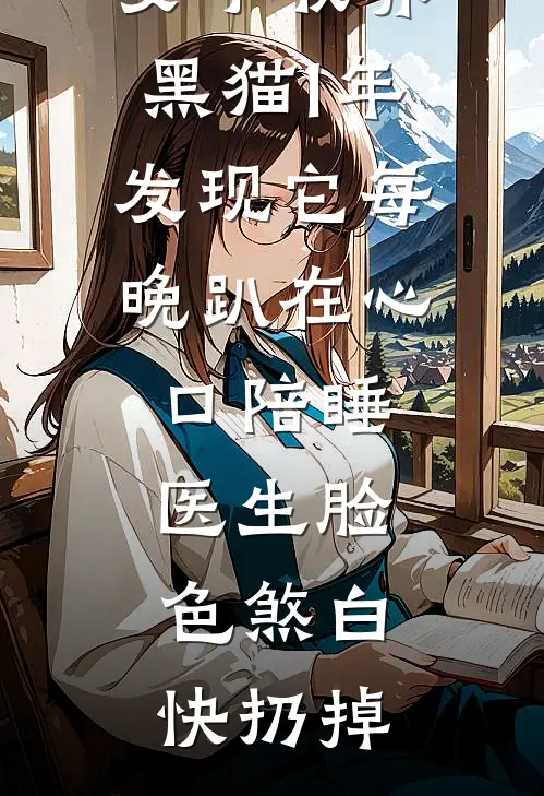 女子收养黑猫1年，发现它每晚趴在心口陪睡，医生脸色煞白：快扔掉