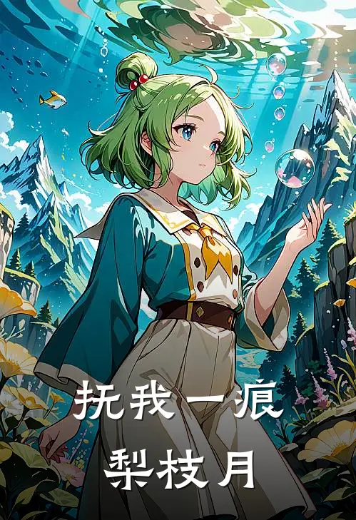 抚我一痕梨枝月