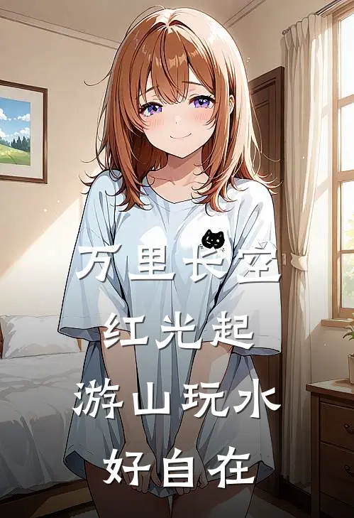 万里长空红光起,游山玩水好自在