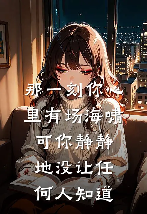 那一刻你心里有场海啸可你静静地没让任何人知道